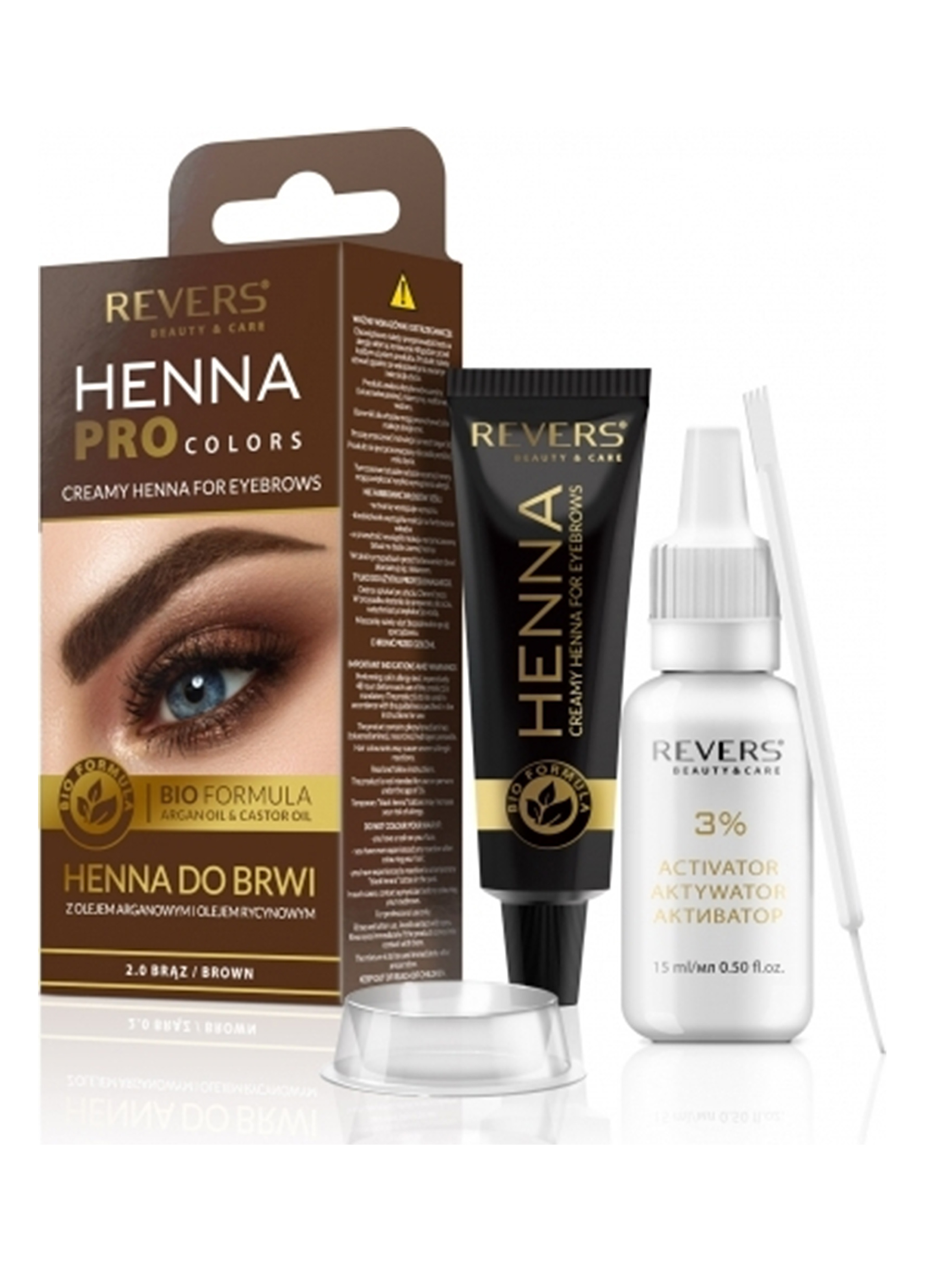 Revers HENNA PROcolors #light Brown