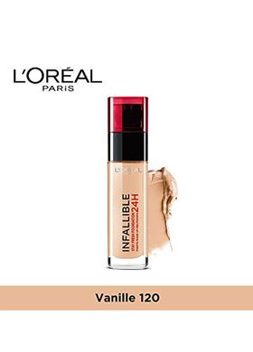 L'OREAL Paris Infaillible 24H Foundation 120 Vanilla