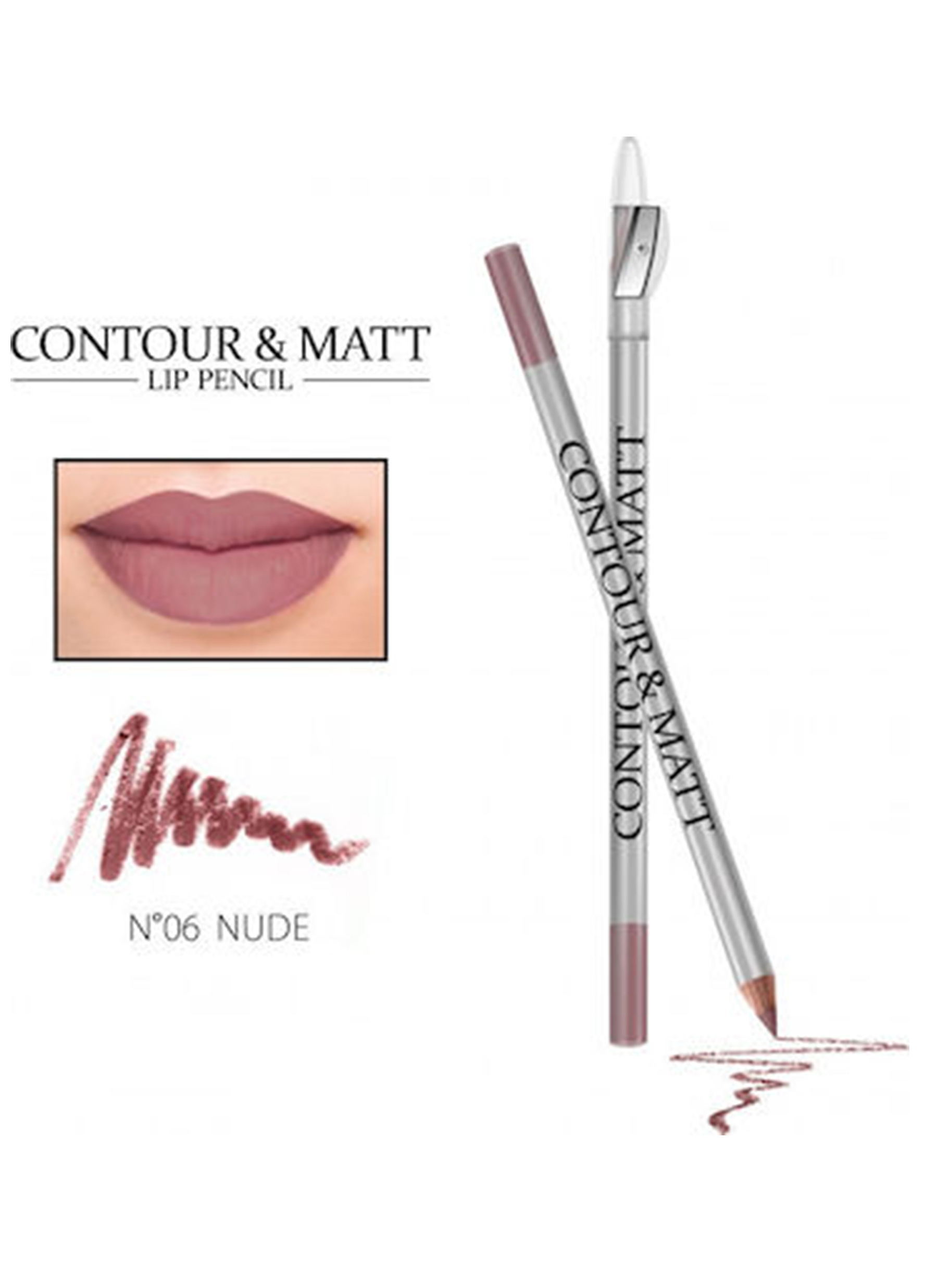 Contour & Matte Lip Pencil 06 nude