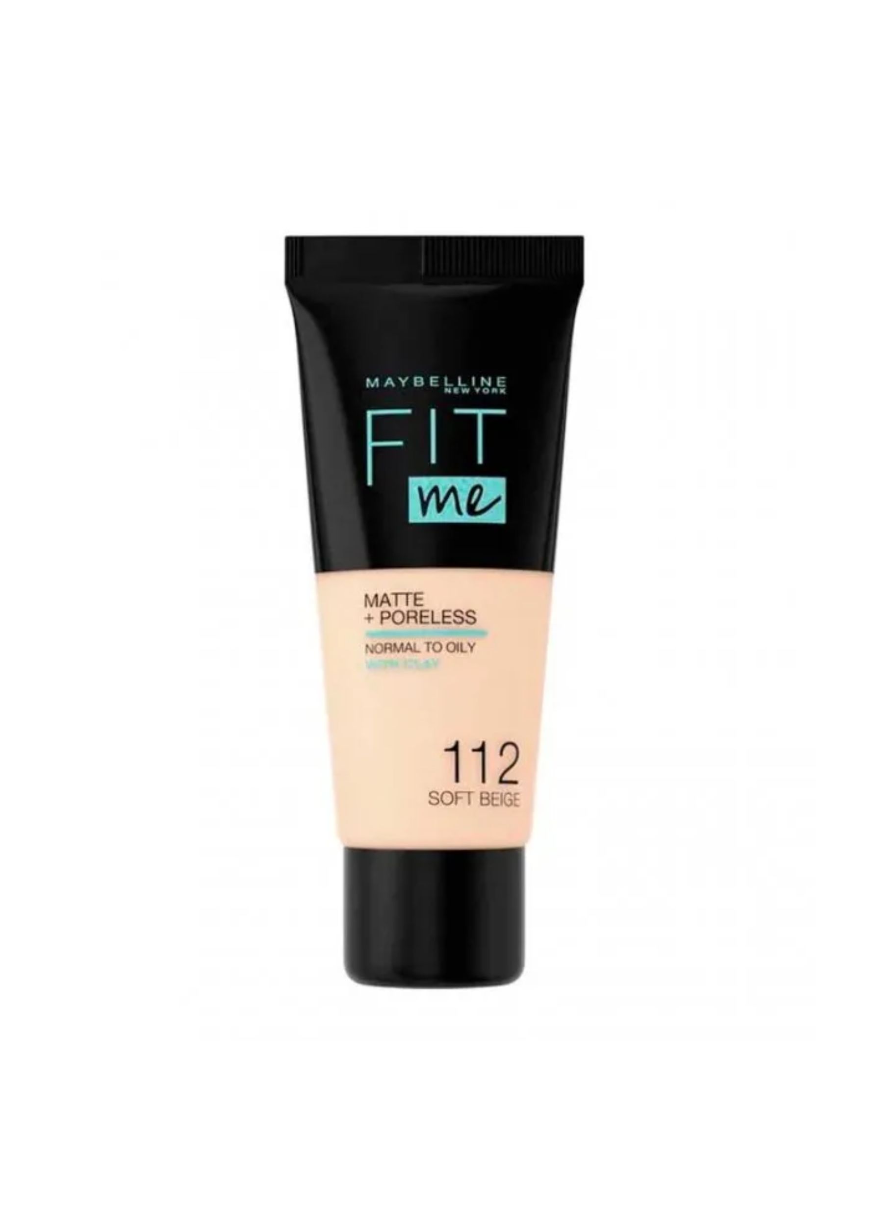 Fit Me Matte Poreless Make Up 112 Soft Beige MAYBELLINE